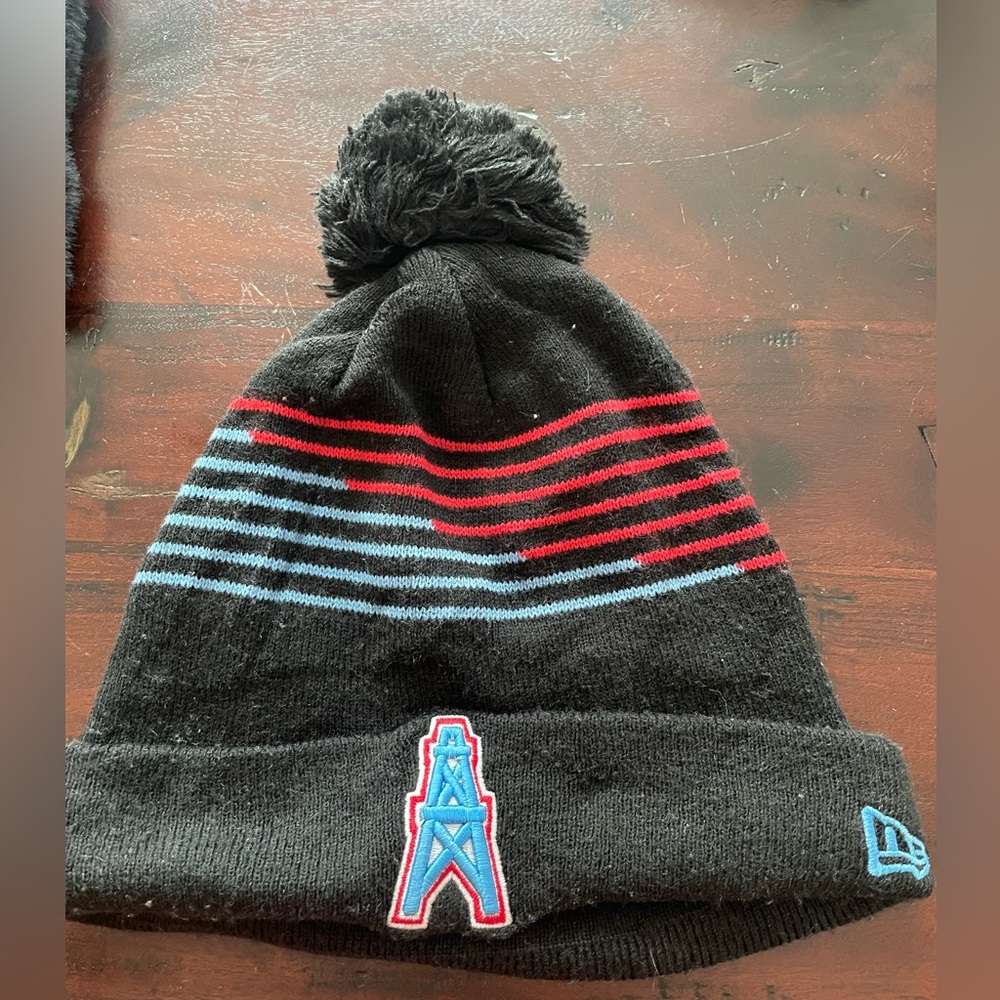 Vintage Houston Oilers NFL New Era Beanie